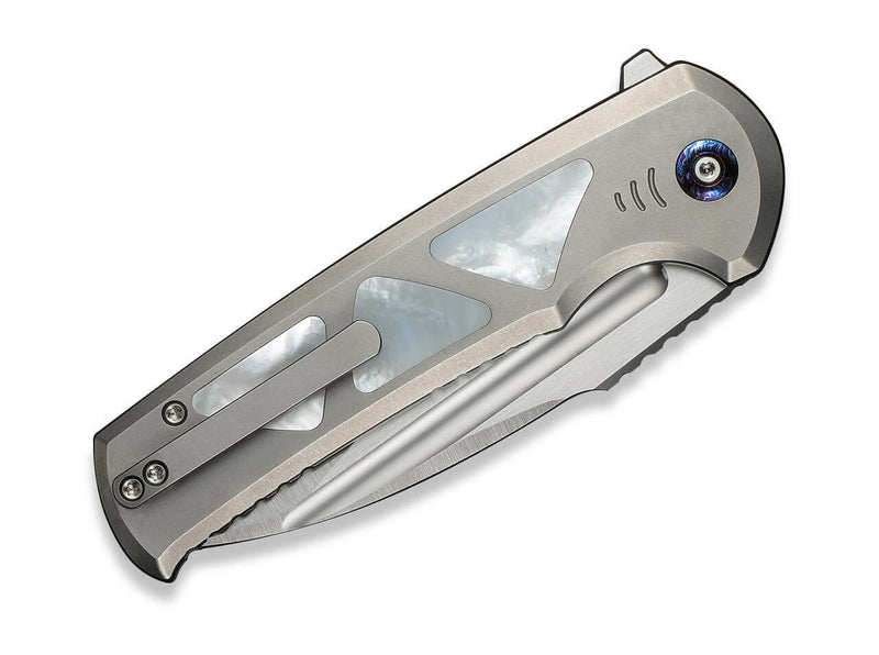 WE Knife Sylox M390 Gray Ti MOP