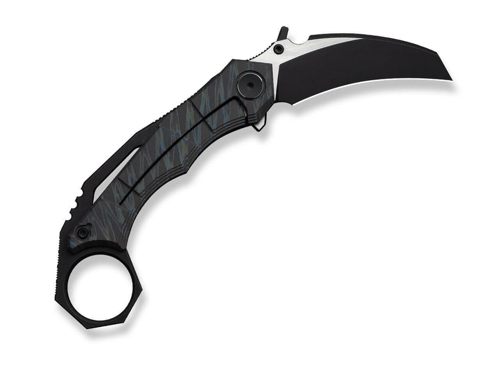 Tayra M390 Tiger Stripe Ti Black Stonewashed