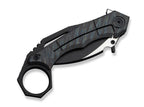 Tayra M390 Tiger Stripe Ti Black Stonewashed