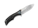 WE Knife Tighe Down M390 Gray Ti Orange Peel Rose CF