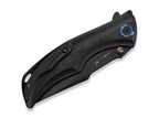 Tighe Down M390 Ti All Black Yellow CF