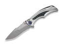 WE Knife Tighe Down M390 Ti Blue & Black CF
