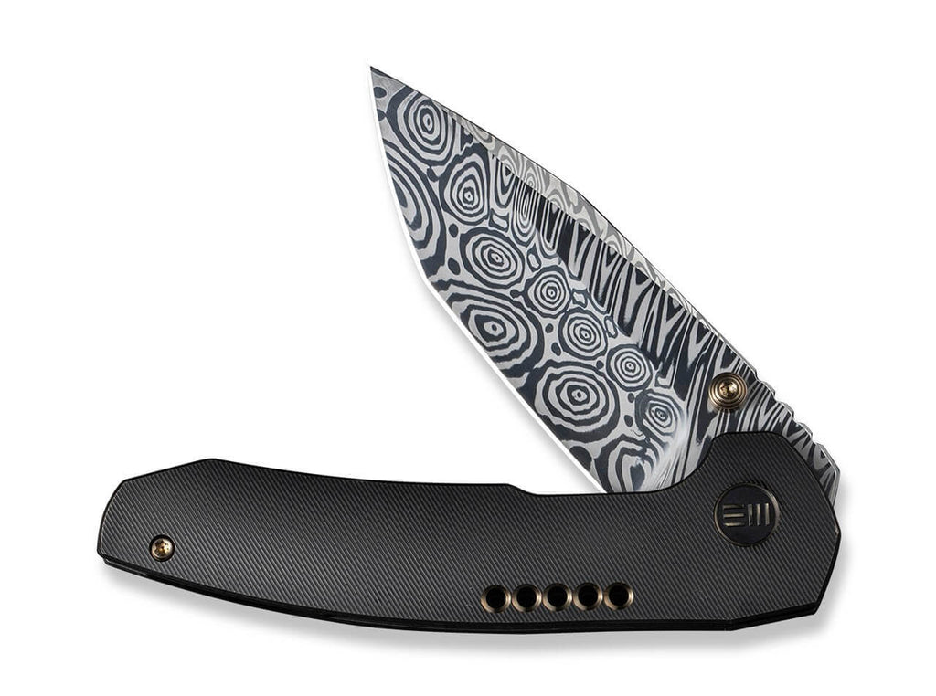 Trogon Titanium Black Damascus