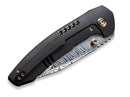 WE Knife Trogon Titanium Black Damascus