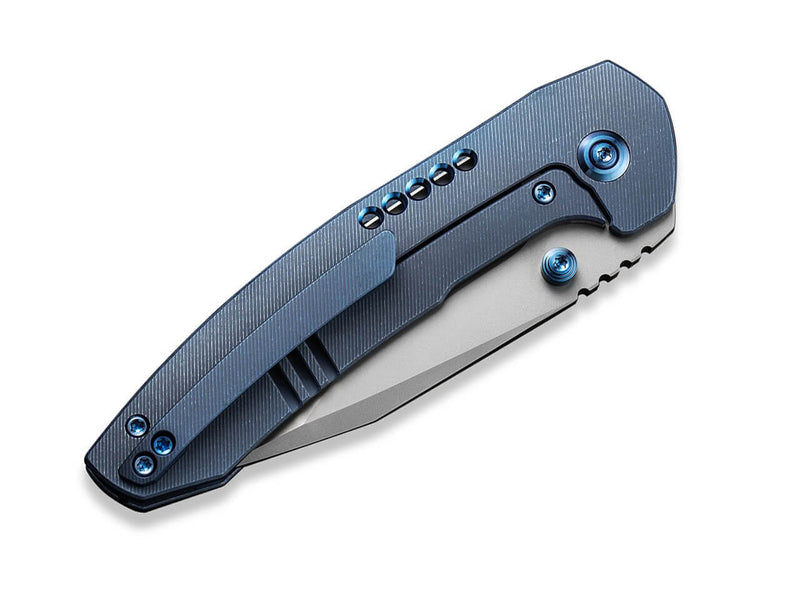 WE Knife Trogon Titanium Blue