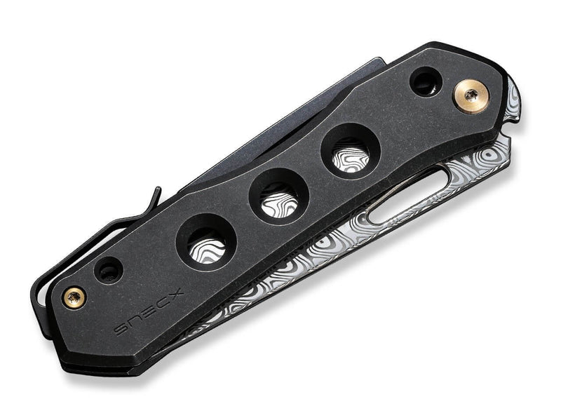 WE Knife Vision R Titanium Black Damascus