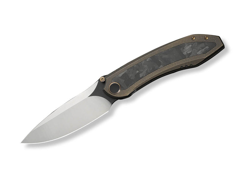 WE Knife Winsome M390 Bronze Ti Marble CF