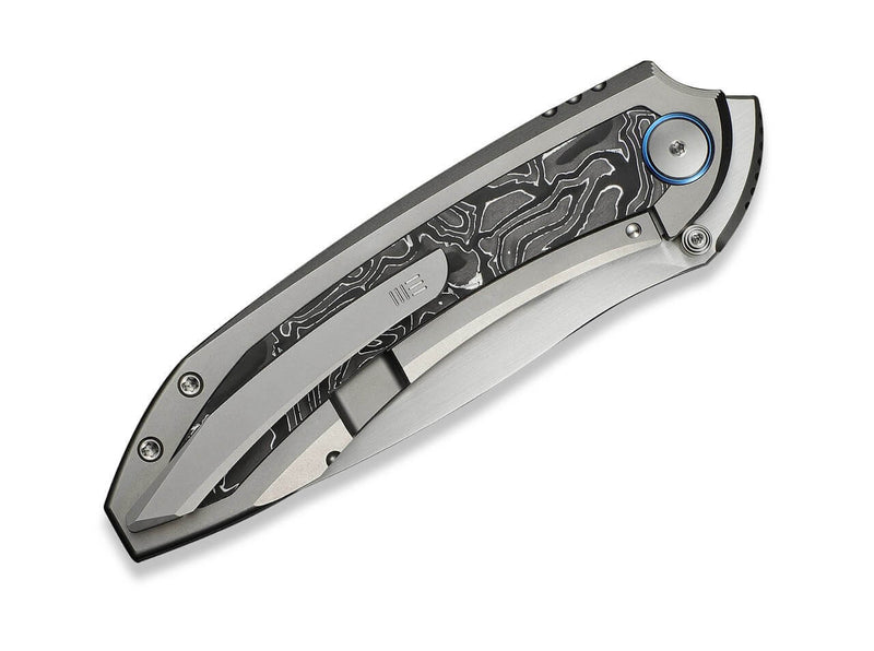 WE Knife Winsome M390 Gray Ti Aluminum Foil CF