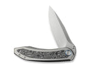 WE Knife Winsome M390 Gray Ti Aluminum Foil CF