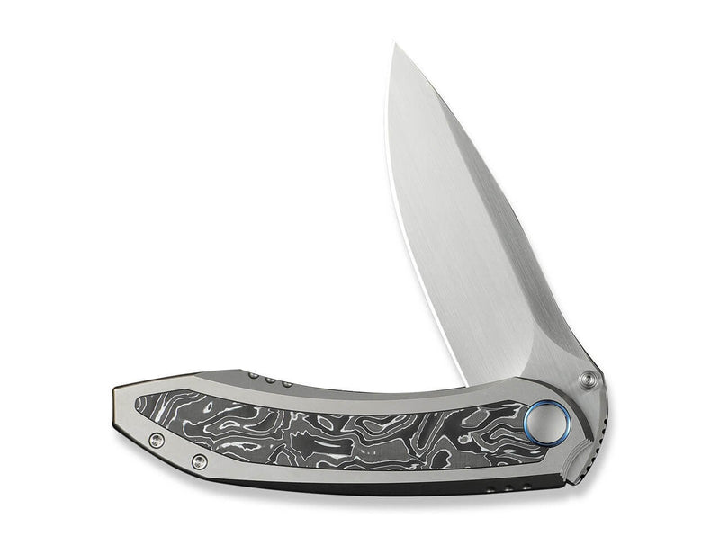 WE Knife Winsome M390 Gray Ti Aluminum Foil CF