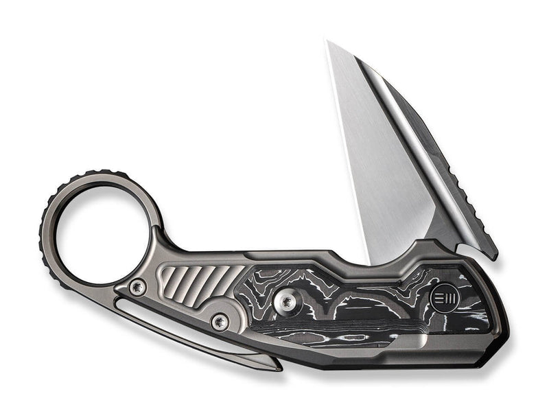 WE Knife Yardbird Titanium Bead Blasted Aluminum Foil CF