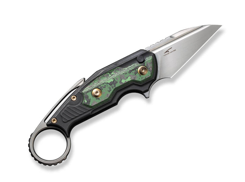 WE Knife Yardbird Titanium Black CF Jungle Wear