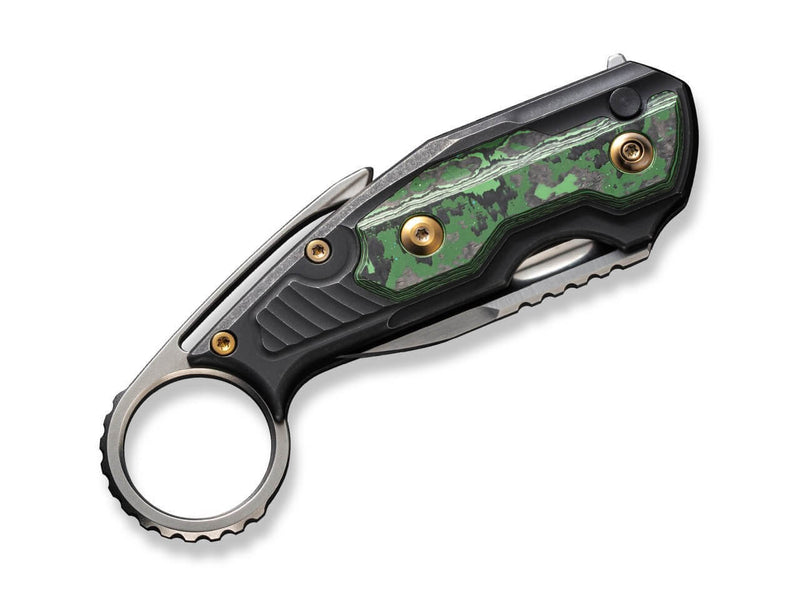 WE Knife Yardbird Titanium Black CF Jungle Wear