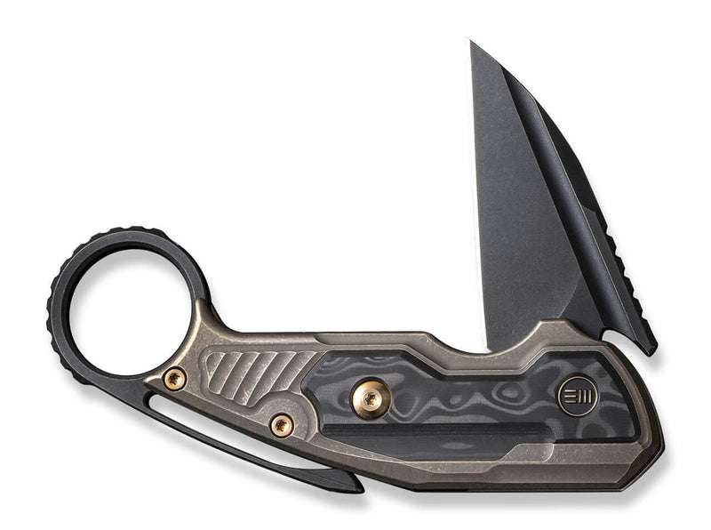 WE Knife Yardbird Titanium Bronze CF Rose