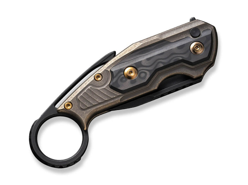 WE Knife Yardbird Titanium Bronze CF Rose