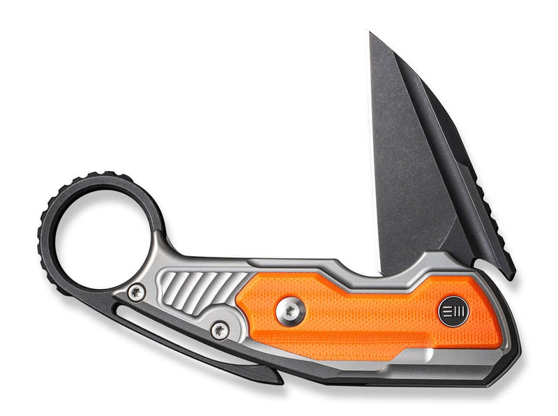 WE Knife Yardbird Titanium Grey G10 Orange