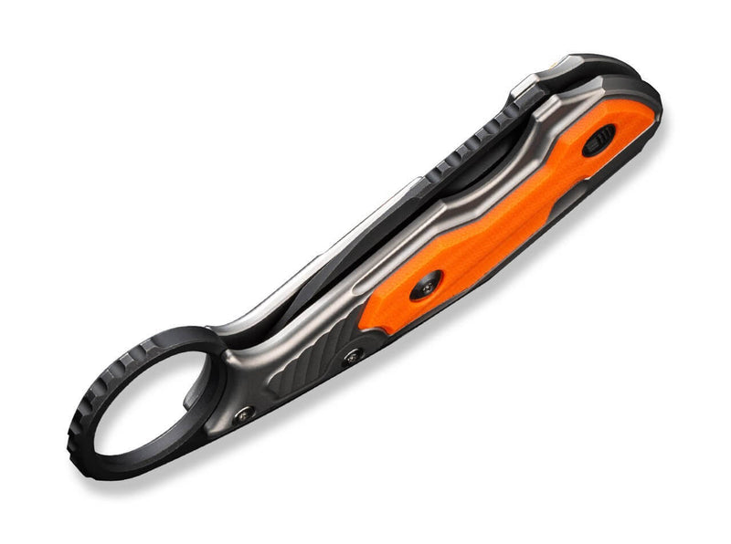 WE Knife Yardbird Titanium Grey G10 Orange