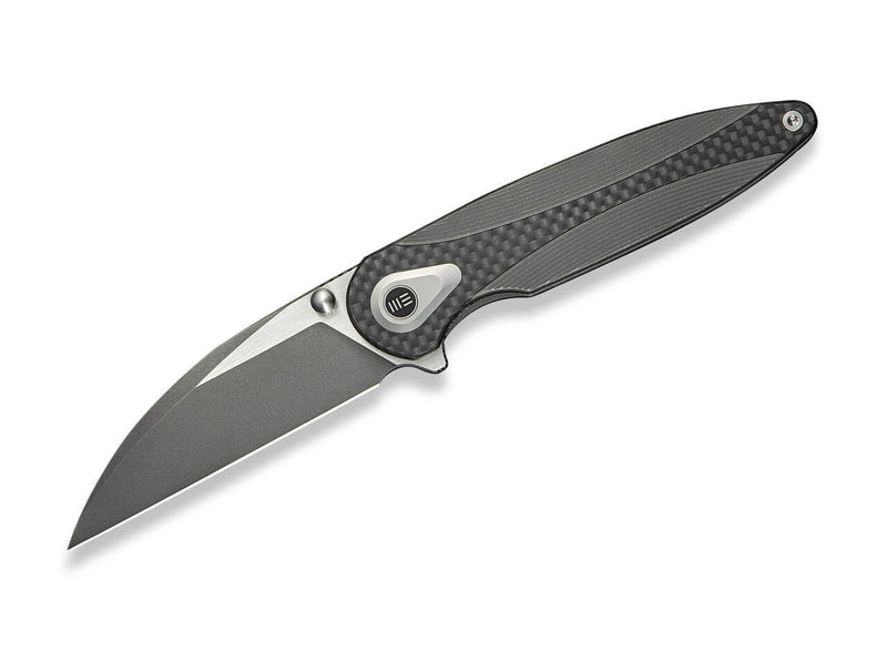 WE Knife Zenthra M390 Gray Ti Twill CF Stonewash