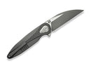 WE Knife Zenthra M390 Gray Ti Twill CF Stonewash