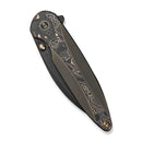 WE Knife Zenthra M390 Ti Bronze Copper Foil CF Black Stonewash
