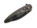 WE Knife Zenthra M390 Ti Bronze Copper Foil CF Black Stonewash
