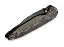 WE Knife Zenthra M390 Ti Bronze Copper Foil CF Black Stonewash