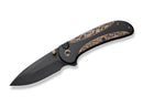 WE Knife Zizzit Titanium Black Copper Foil CF