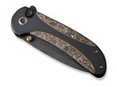 WE Knife Zizzit Titanium Black Copper Foil CF