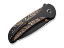 WE Knife Zizzit Titanium Black Copper Foil CF