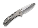 WE Knife Zizzit Titanium Grey Aluminum Foil CF