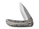 WE Knife Zizzit Titanium Grey Aluminum Foil CF