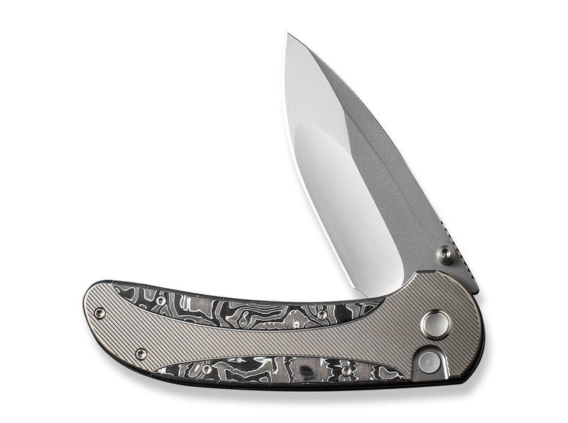 WE Knife Zizzit Titanium Grey Aluminum Foil CF