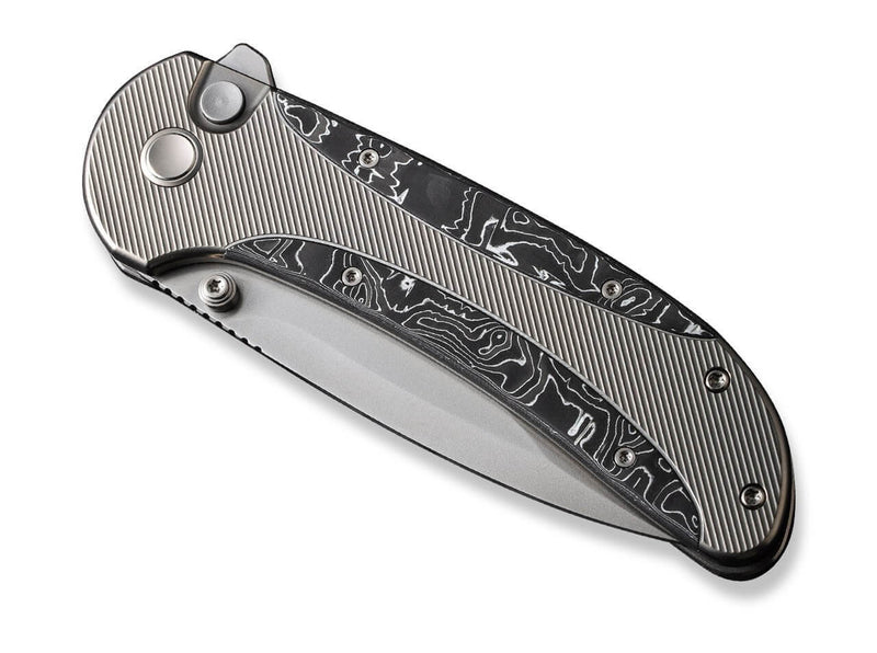 WE Knife Zizzit Titanium Grey Aluminum Foil CF