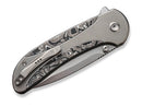 WE Knife Zizzit Titanium Grey Aluminum Foil CF