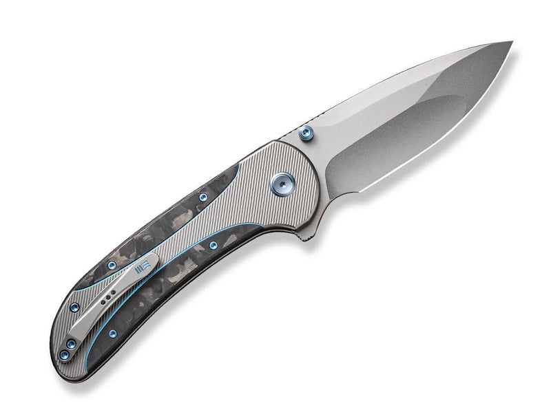 WE Knife Zizzit Titanium Grey Marble CF