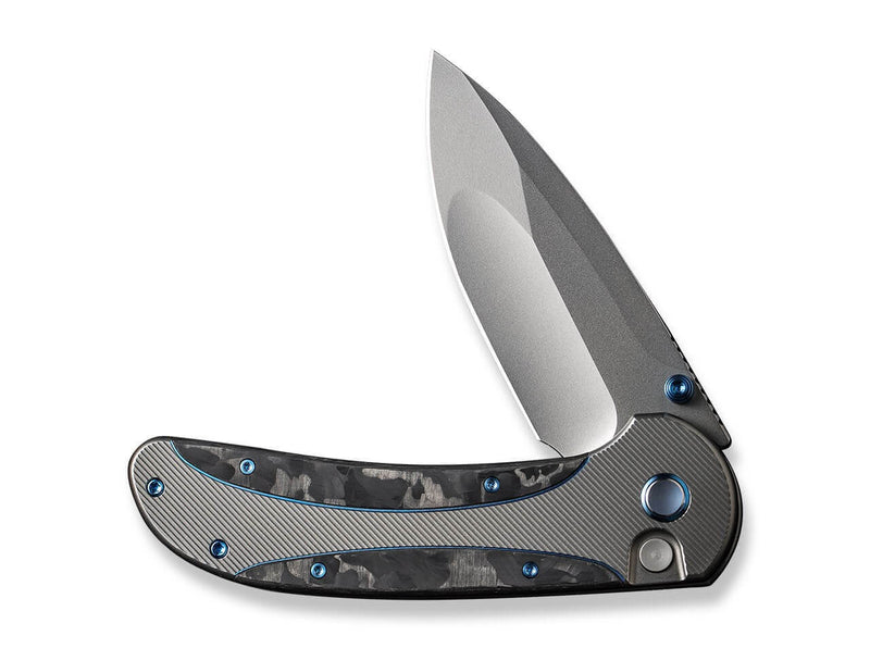 WE Knife Zizzit Titanium Grey Marble CF