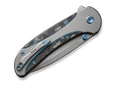 WE Knife Zizzit Titanium Grey Marble CF