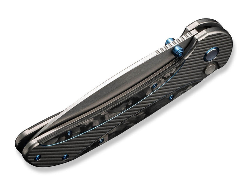 WE Knife Zizzit Titanium Grey Marble CF