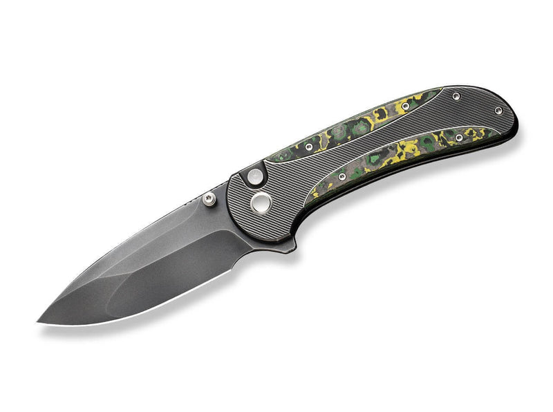 WE Knife Zizzit Titanium Grey Toxic Storm CF