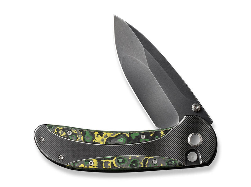 WE Knife Zizzit Titanium Grey Toxic Storm CF