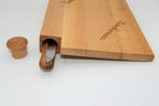 Buchonia Früchstücksmesser & -brettchen Komplettset