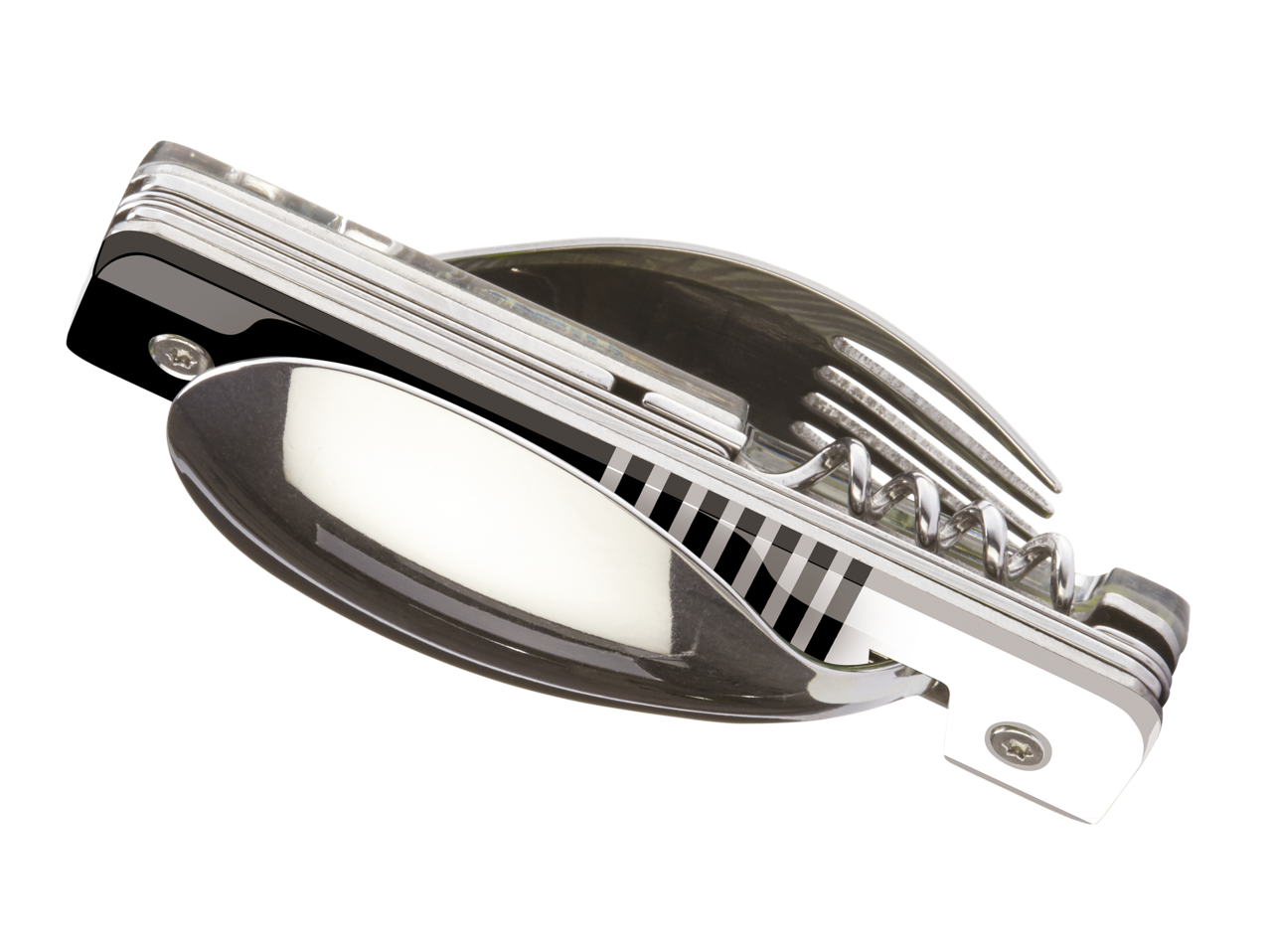 Multifunktionales Besteck 13H25, Schwarzer Mariniere
