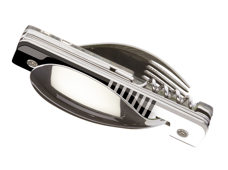Multifunktionales Besteck 13H25, Schwarzer Mariniere