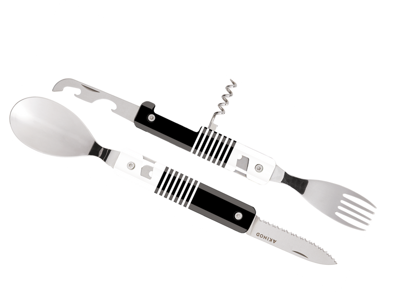 Multifunktionales Besteck 13H25, Schwarzer Mariniere