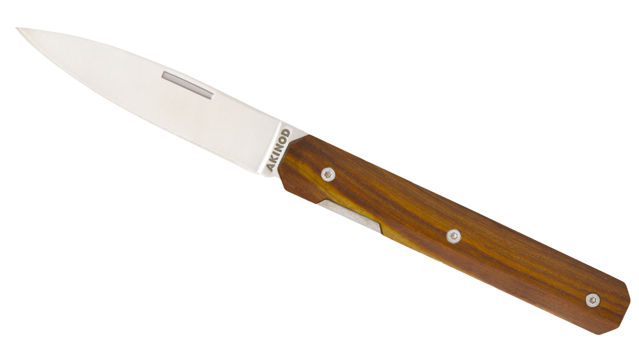 Klappbares Schälmesser 18H07, Korallenholz