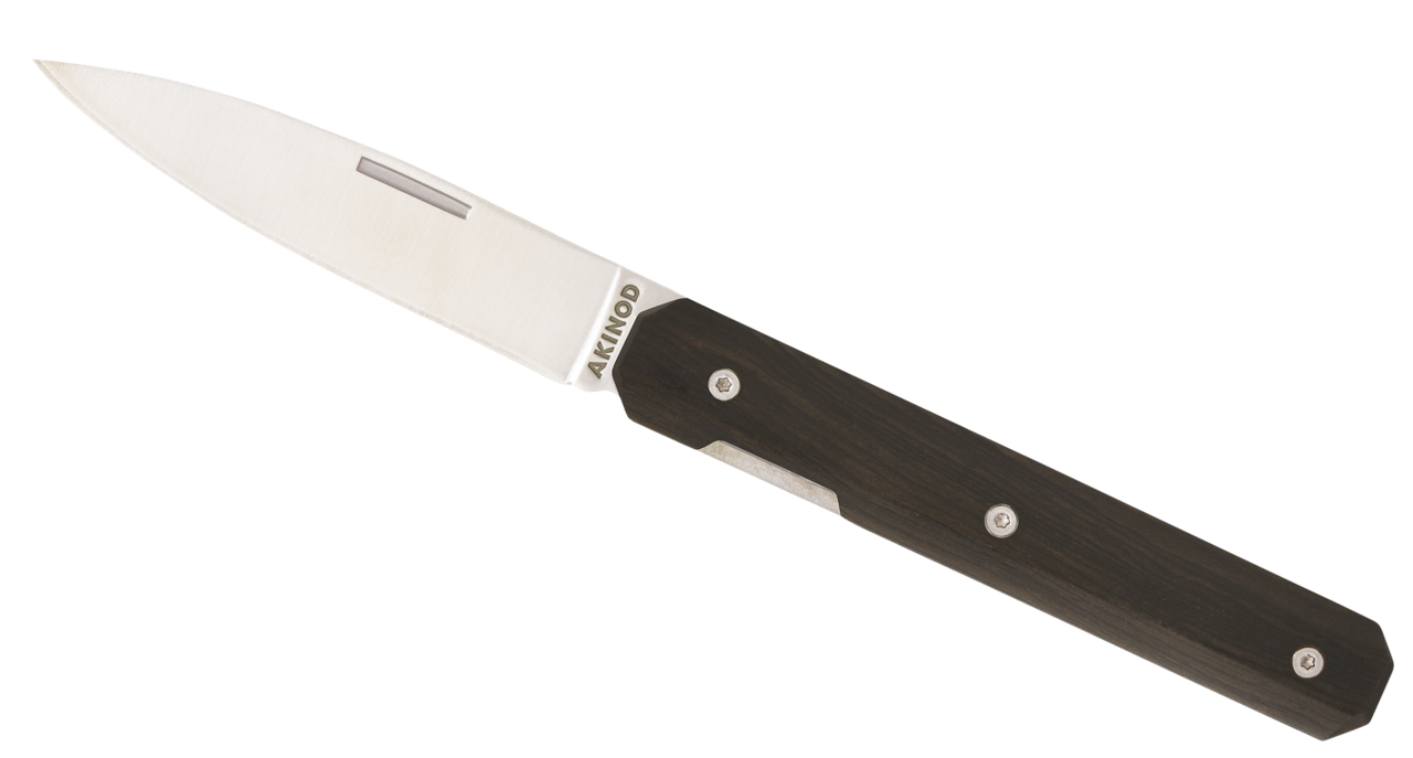 Klappbares Schälmesser 18H07, Ebenholz