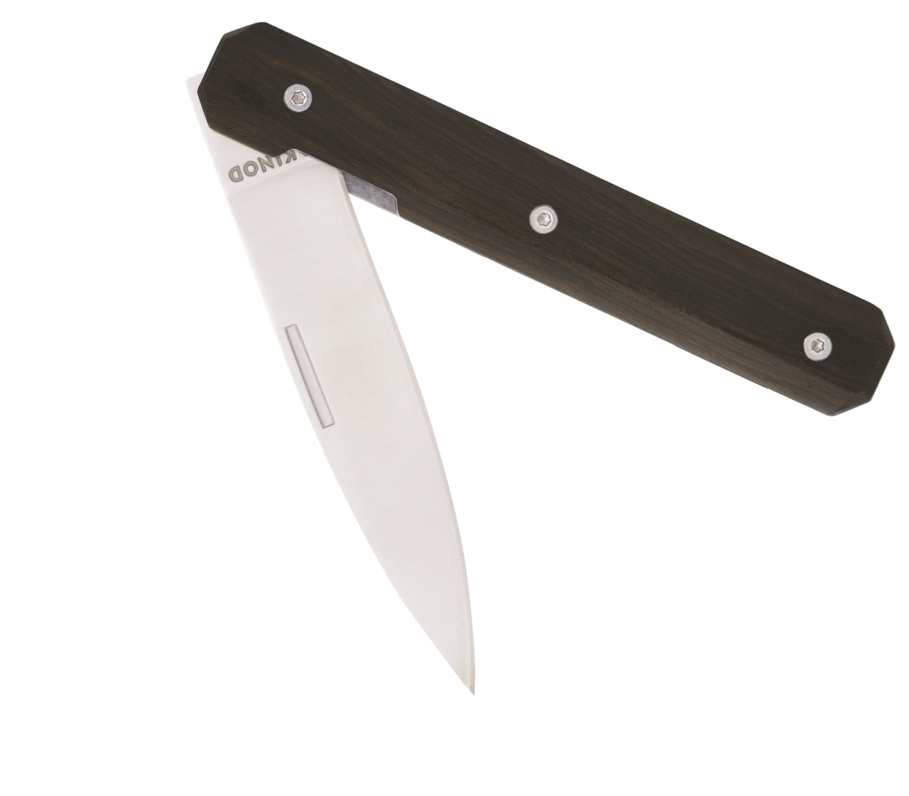 Klappbares Schälmesser 18H07, Ebenholz