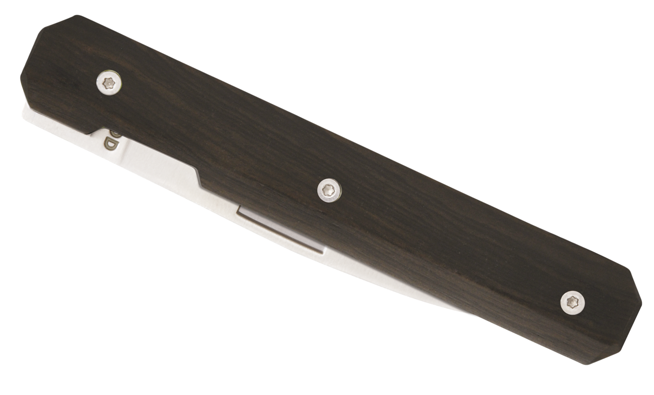 Klappbares Schälmesser 18H07, Ebenholz