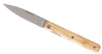 Klappbares Schälmesser 18H07, Titan, G10, Olivenholz