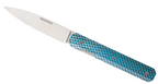 Klappbares Schälmesser 18H07, Mosaik Blau